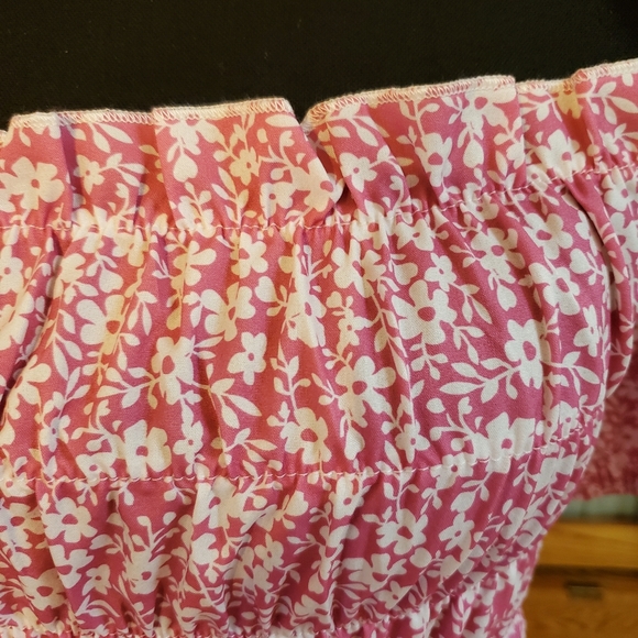 Shein Off The Shoulders Floral Top - Picture 4 of 7